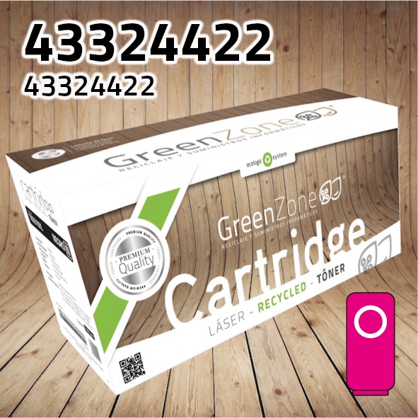 Tóner OKI 43324422 magenta | 5.000 páginas | Green Zone