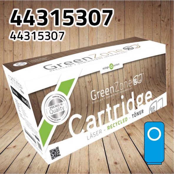 Tóner OKI 44315307 cian | 6.000 páginas | Green Zone