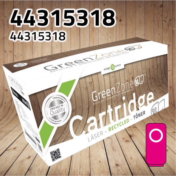 Tóner OKI 44315318 magenta | 6.000 páginas | Green Zone