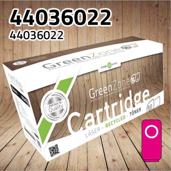Tóner OKI 44036022 magenta | 15.000 páginas | Green Zone