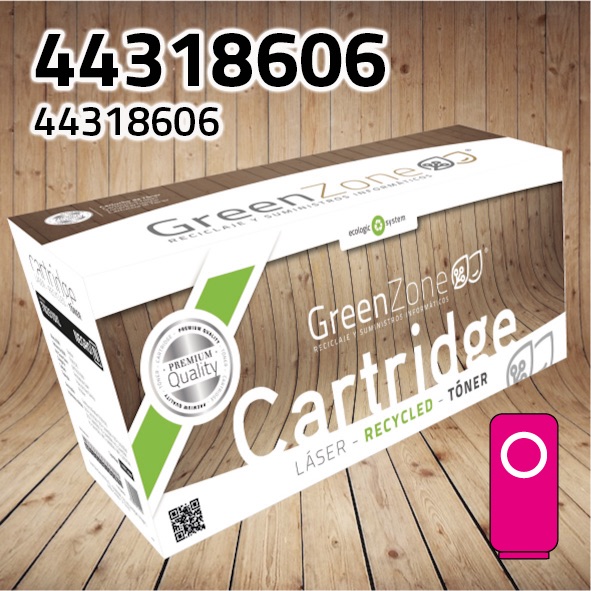 Tóner OKI 44318606 magenta | 11.500 páginas | Green Zone