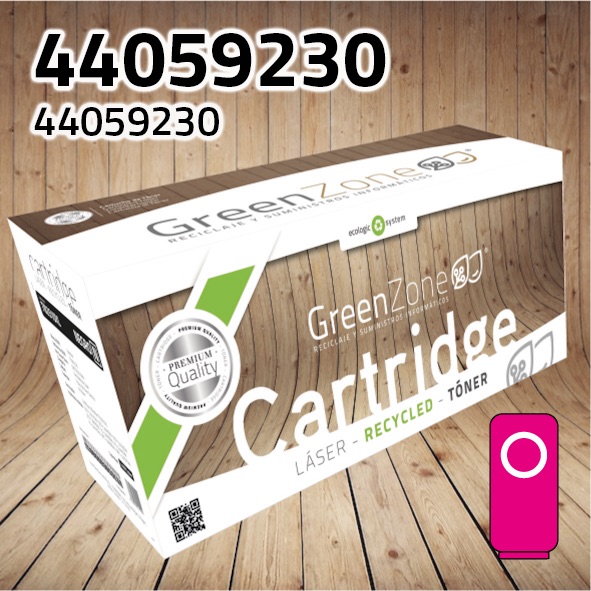 Tóner OKI 44059230 magenta | 9.000 páginas | Green Zone