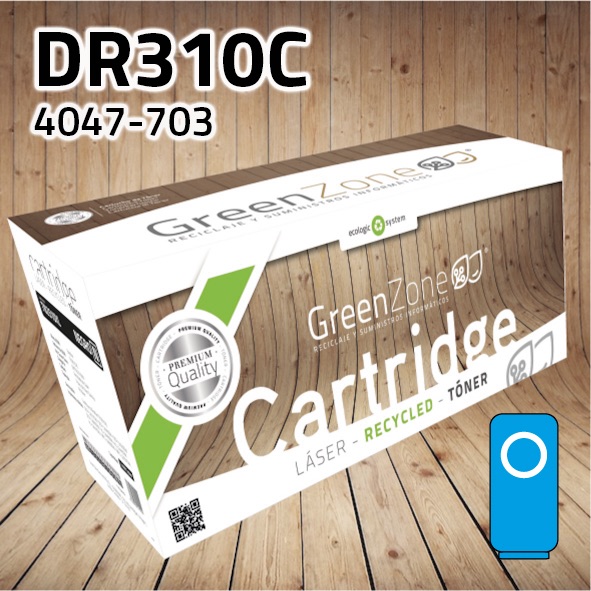 [GQTDR310C] Tambor Konica Minolta 4047-703 (DR310C) cian | 52.000 páginas | Green Zone