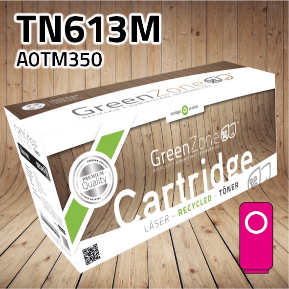 Tóner Konica Minolta A0TM350 (TN613M) negro | 40.000 páginas | Green Zone