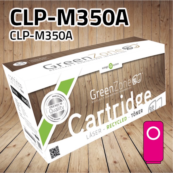 Tóner Samsung CLP-M350A magenta | 2.000 páginas | Green Zone