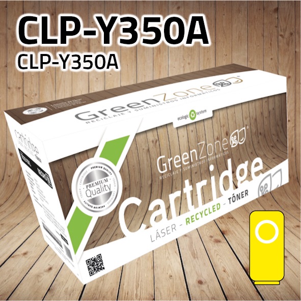 Tóner Samsung CLP-Y350A amarillo | 2.000 páginas | Green Zone