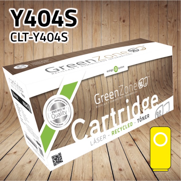 Tóner Samsung CLT-Y404S amarillo | 1.000 páginas | Green Zone