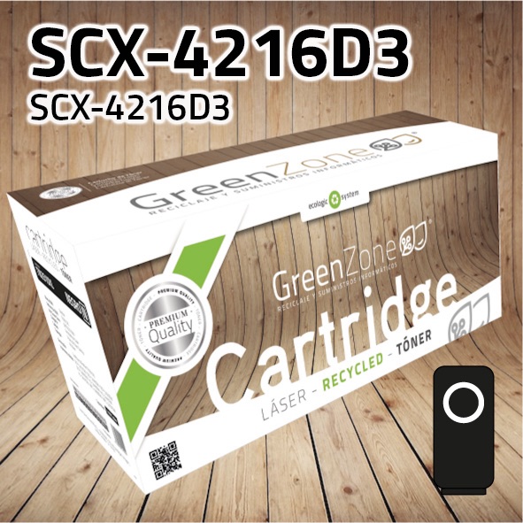 Tóner Samsung SCX-4216D3 negro | 3.000 páginas | Green Zone