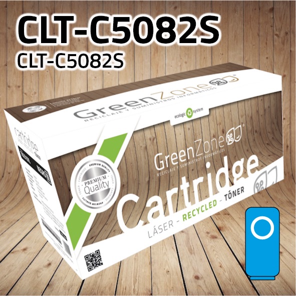 Tóner Samsung CLT-C5082S cian | 4.000 páginas | Green Zone