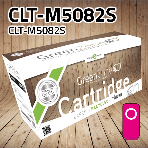 Tóner Samsung CLT-M5082S magenta | 4.000 páginas | Green Zone