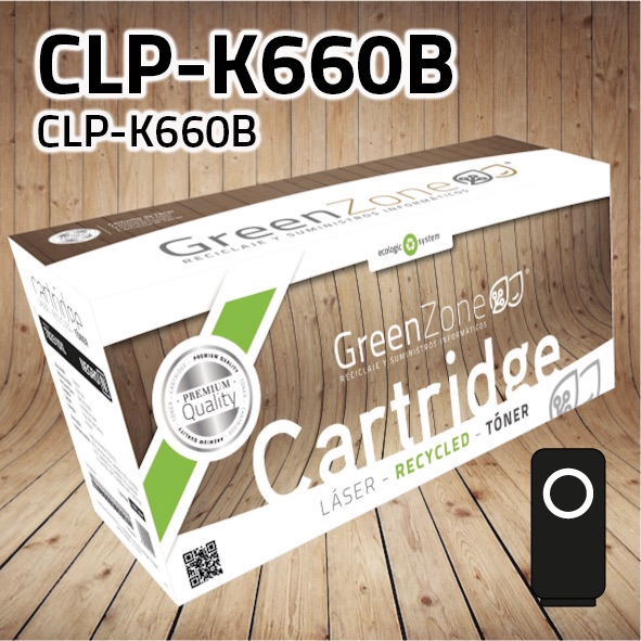 Tóner Samsung CLP-K660B negro | 5.500 páginas | Green Zone