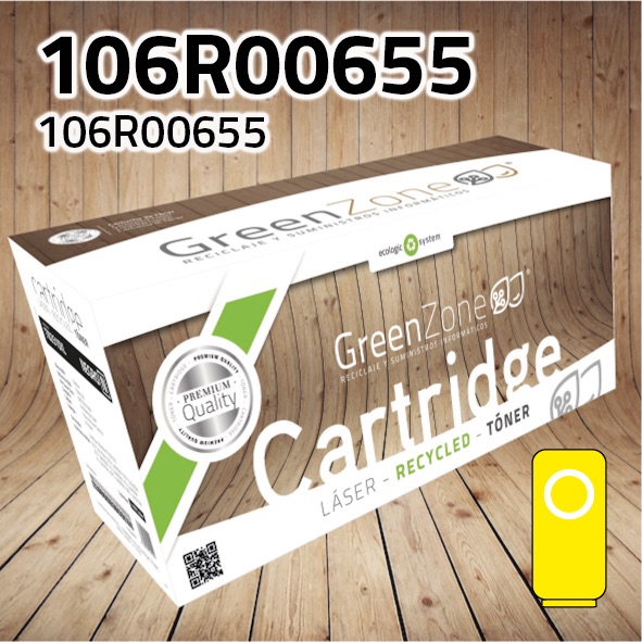 [GXT0655Y] Tóner Xerox 106R00655 amarillo | 18.000 páginas | Green Zone