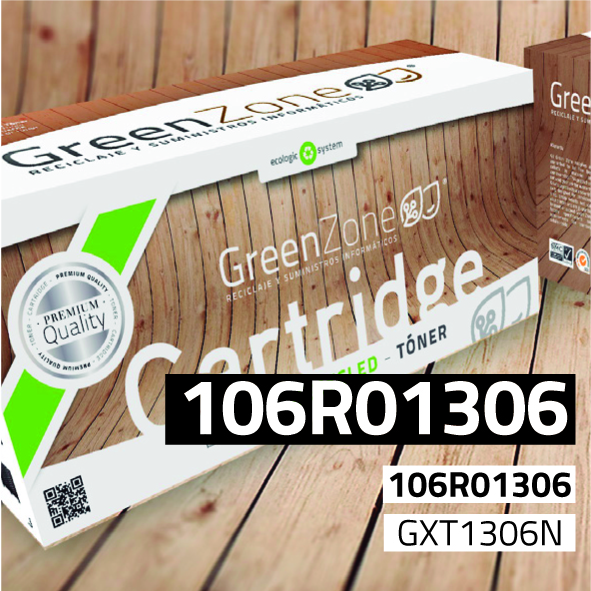 Tóner Xerox 106R01306 negro | 30.000 páginas | Green Zone