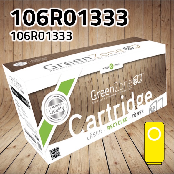 Tóner Xerox 106R01333 amarillo | 1.000 páginas | Green Zone