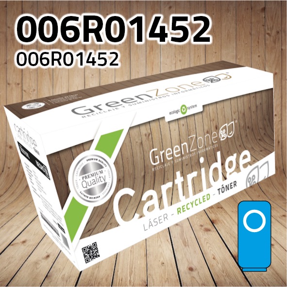 Tóner Xerox 006R01452 polimerizado cian | 31.000 páginas | Green Zone