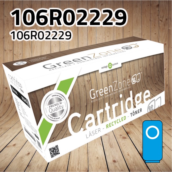 Tóner Xerox 106R02229 cian | 6.000 páginas | Green Zone