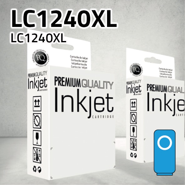 [CLBCLC1240XC] Cartucho Brother LC1240XL/ LC1280XL cian | 19 ml | compatible