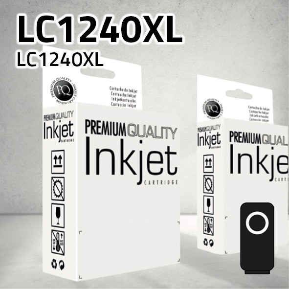 Cartucho Brother LC1240XL/ LC1280XL negro | 33 ml | compatible