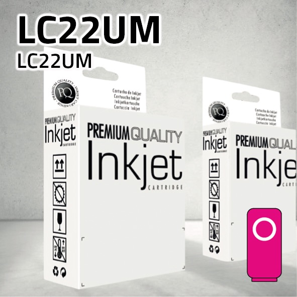 [CLBCLC22UXM] Cartucho Brother LC22UM magenta | 1.200 páginas | compatible