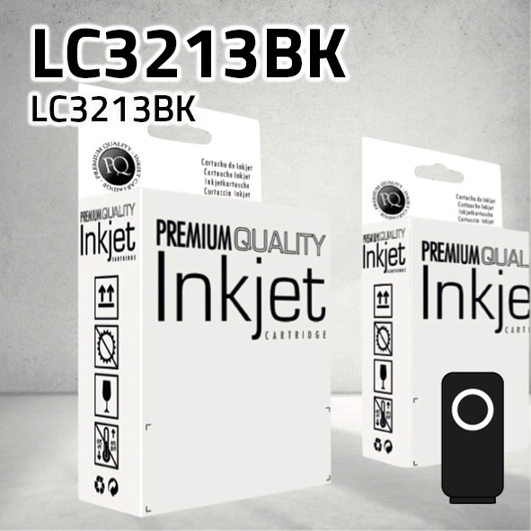 Cartucho Brother LC3213BK negro | 400 páginas | compatible