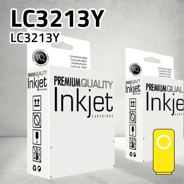 Cartucho Brother LC3213Y amarillo | 400 páginas | compatible