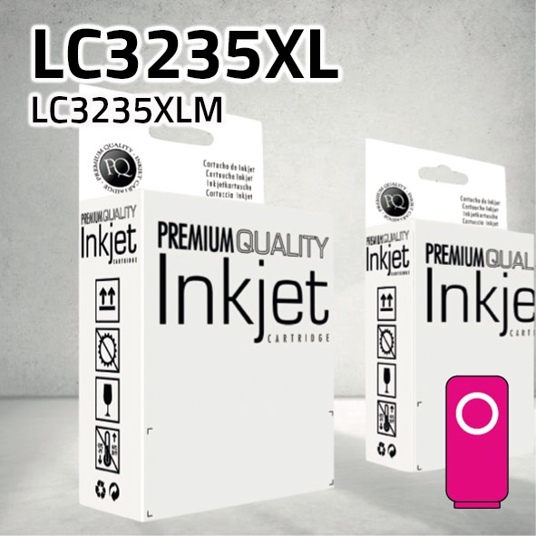 Cartucho Brother LC3235XLM magenta | 5.000 páginas | compatible