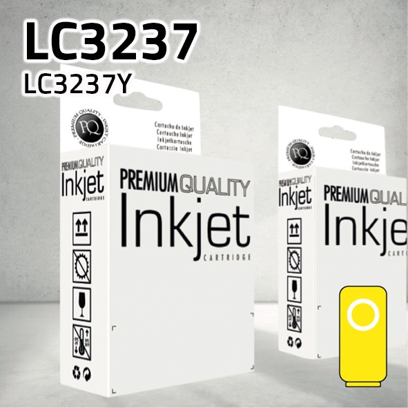 Cartucho Brother LC3237Y amarillo | 1.500 páginas | compatible