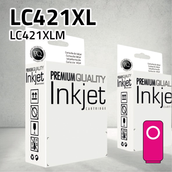 Cartucho Brother LC421XL magenta | 500 páginas | compatible