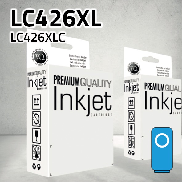 Cartucho Brother LC426XL cian | 5.000 páginas | compatible