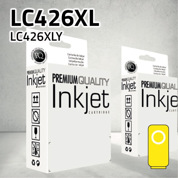 Cartucho Brother LC426XL amarillo | 5.000 páginas | compatible