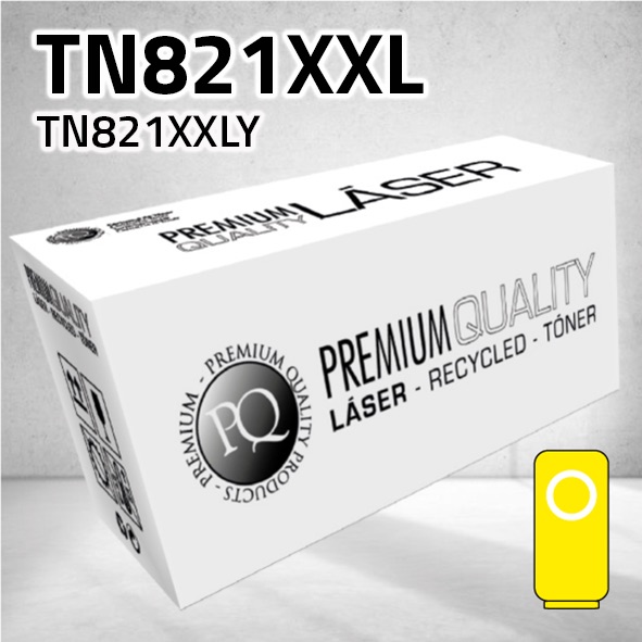 [CLBTTN821XXLY] Tóner Brother TN821XXLY amarillo | 12.000 páginas | compatible