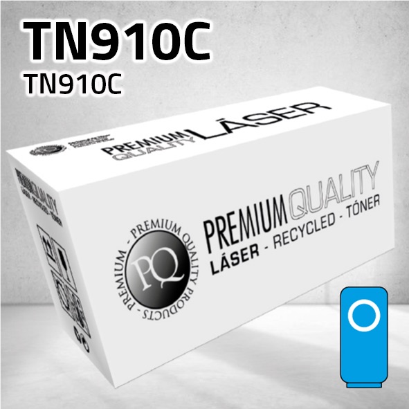 [CLBTTN910C] Tóner Brother TN910C cian | 9.000 páginas | compatible