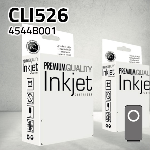 Cartucho Canon CLI526GY gris | 11ml | compatible