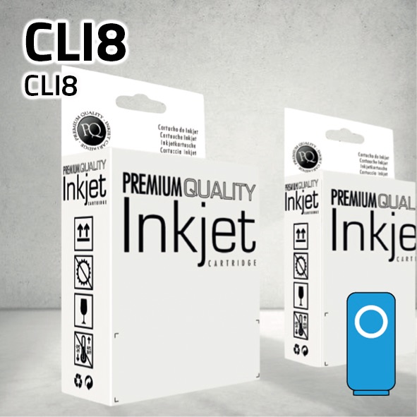 Cartucho Canon CLI8C cian | 14 ml | compatible