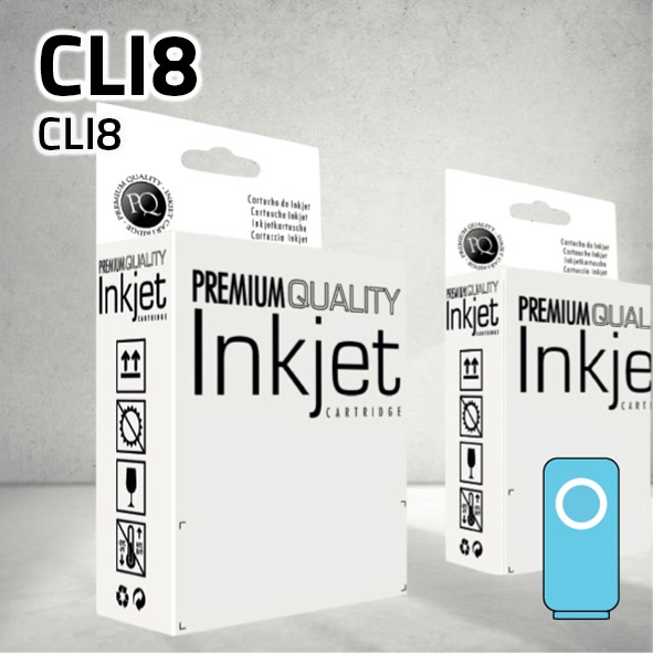 Cartucho Canon CLI8LC Light cian | 14 ml | compatible