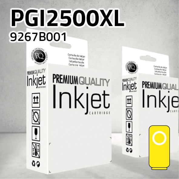 Cartucho Canon PGI2500XL amarillo | 20 ml | compatible