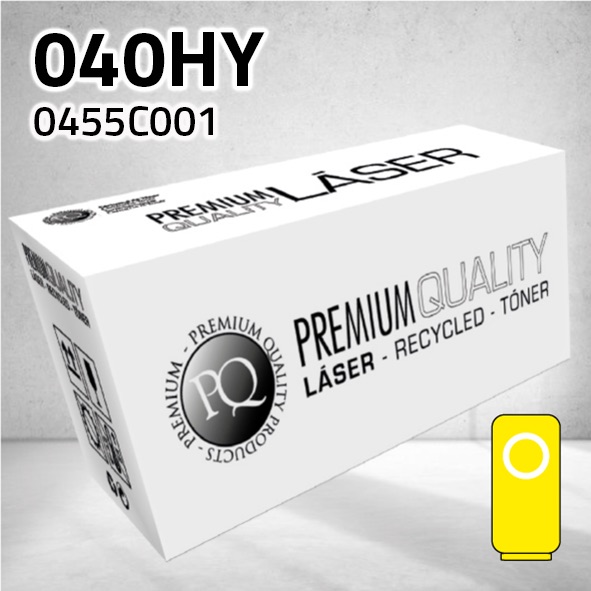 [CLCT040HY] Tóner Canon (040HY) 0455C001 amarillo | 10.000 páginas | compatible