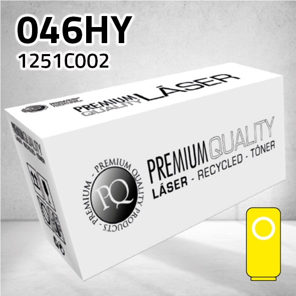 Tóner Canon (046HY) 1251C002 amarillo | 5.000 páginas | compatible