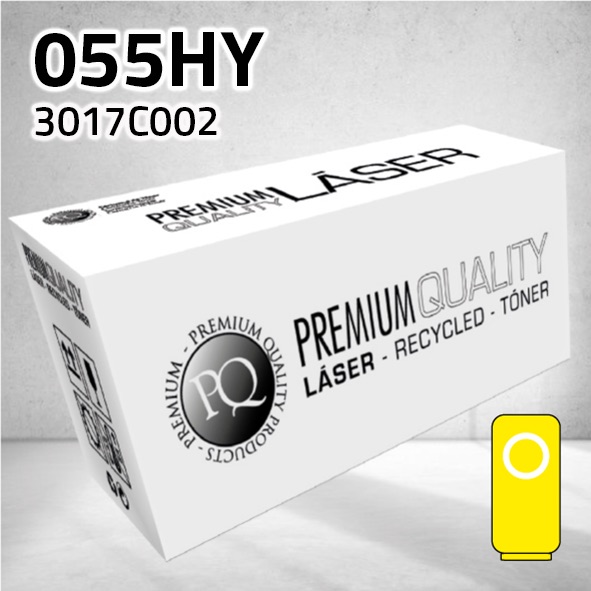 Tóner Canon (055HY) 3017C002 amarillo | 5.900 páginas | compatible