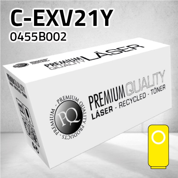 Tóner Canon (C-EXV21) 0455B002 amarillo | 14.000 páginas | compatible