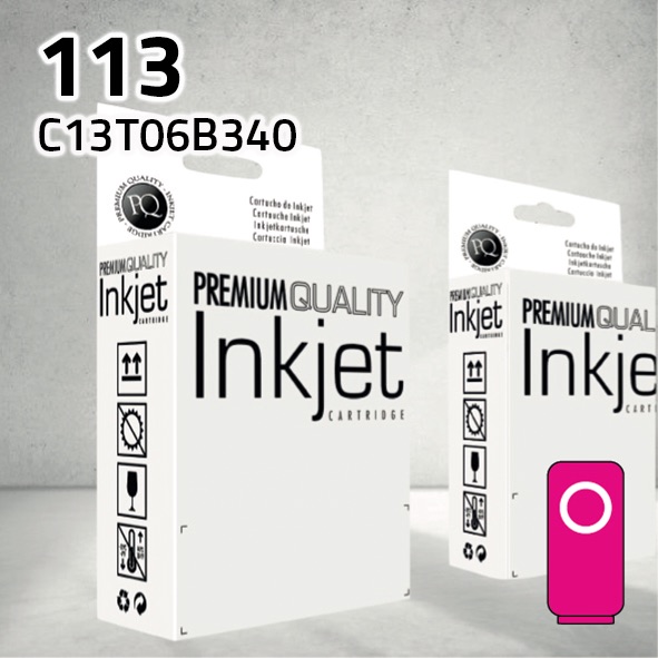 Cartucho Epson C13T06B340 (113) magenta | 70 ml | compatible