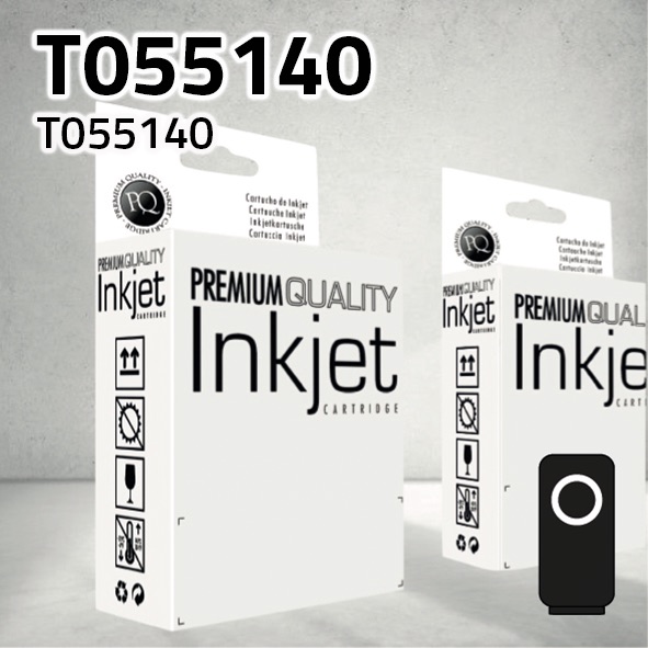 Cartucho Epson T055140 negro | 13 ml | compatible