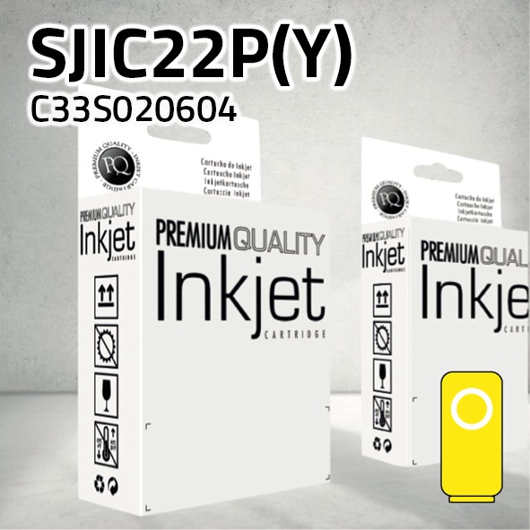 Cartucho Epson C33S020604 (SJIC22P(Y)) amarillo | 32,5 ml | compatible