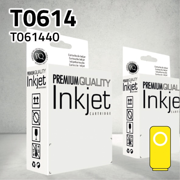 Cartucho Epson T061440 amarillo | 18 ml | compatible