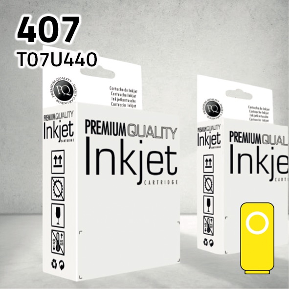 Cartucho Epson T07U440 (407) amarillo | 1.900 páginas | compatible