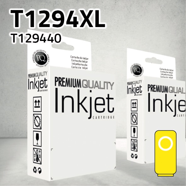 Cartucho Epson T129440 XL amarillo | 16 ml | compatible