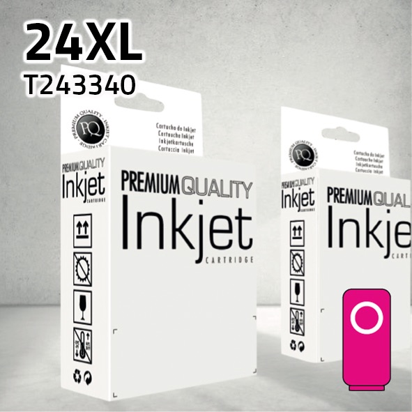 Cartucho Epson T243340 magenta | 10ml | compatible