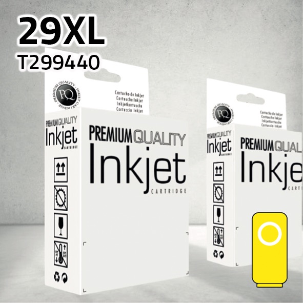 Cartucho Epson T299440 (29XL) amarillo | 9,6 ml | compatible