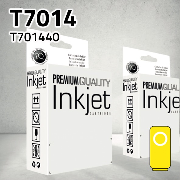 Cartucho Epson T70144010 amarillo | 45 ml | compatible