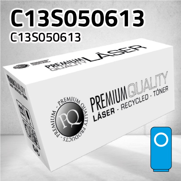 [CLET0613C] Tóner Epson C13S050613 cian | 1.400 páginas | compatible
